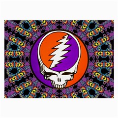 Gratefuldead Grateful Dead Pattern Large Glasses Cloth (2 Sides) by Cowasu