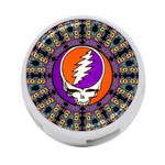 Gratefuldead Grateful Dead Pattern 4-Port USB Hub (Two Sides) Front