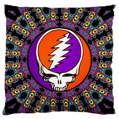 Gratefuldead Grateful Dead Pattern Large Cushion Case (two Sides) by Cowasu