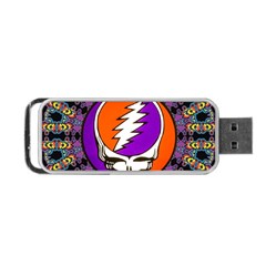 Gratefuldead Grateful Dead Pattern Portable Usb Flash (two Sides) by Cowasu