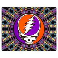 Gratefuldead Grateful Dead Pattern Two Sides Premium Plush Fleece Blanket (medium) by Cowasu