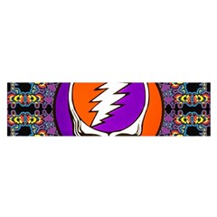 Gratefuldead Grateful Dead Pattern Oblong Satin Scarf (16  X 60 ) by Cowasu