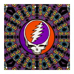 Gratefuldead Grateful Dead Pattern Banner And Sign 3  X 3  by Cowasu