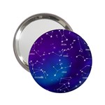 Realistic Night Sky With Constellations 2.25  Handbag Mirrors Front