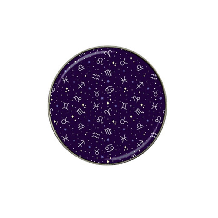 Vector Seamless Dark Zodiac Sign Star Symbol Pattern Hat Clip Ball Marker