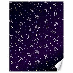 Vector Seamless Dark Zodiac Sign Star Symbol Pattern Canvas 18  X 24  by Bedest