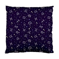 Vector Seamless Dark Zodiac Sign Star Symbol Pattern Standard Cushion Case (two Sides) by Bedest