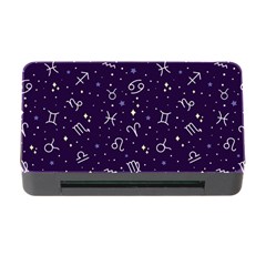 Vector Seamless Dark Zodiac Sign Star Symbol Pattern Memory Card Reader With Cf by Bedest