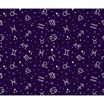 Vector Seamless Dark Zodiac Sign Star Symbol Pattern Deluxe Canvas 14  x 11  (Stretched) 14  x 11  x 1.5  Stretched Canvas