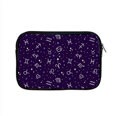 Vector Seamless Dark Zodiac Sign Star Symbol Pattern Apple Macbook Pro 15  Zipper Case