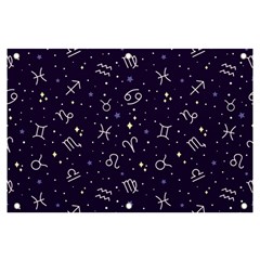 Vector Seamless Dark Zodiac Sign Star Symbol Pattern Banner And Sign 6  X 4  by Bedest