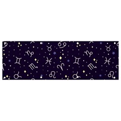 Vector Seamless Dark Zodiac Sign Star Symbol Pattern Banner And Sign 9  X 3  by Bedest