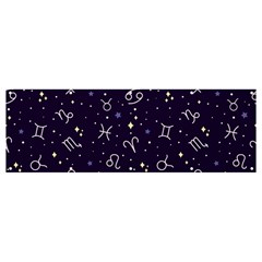 Vector Seamless Dark Zodiac Sign Star Symbol Pattern Banner And Sign 12  X 4  by Bedest