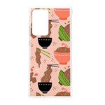 Japanese Street Food Soba Noodle In Bowl Pattern Samsung Galaxy Note 20 Ultra TPU UV Case Front