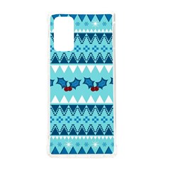 Blue Christmas Vintage Ethnic Seamless Pattern Samsung Galaxy Note 20 Tpu Uv Case by Bedest