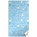 Dentist Blue Seamless Pattern Canvas 40  x 72  39.28 x69.23  Canvas - 1