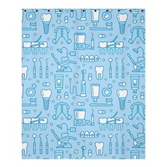 Dentist Blue Seamless Pattern Shower Curtain 60  X 72  (medium) 