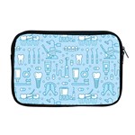 Dentist Blue Seamless Pattern Apple MacBook Pro 17  Zipper Case Front