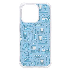 Dentist Blue Seamless Pattern Iphone 14 Pro Tpu Uv Print Case