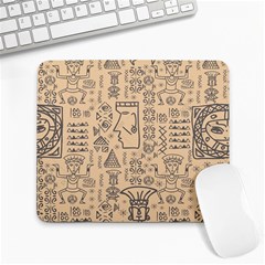 Aztec Tribal African Egyptian Style Seamless Pattern Vector Antique Ethnic Large Mousepad