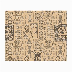 Aztec Tribal African Egyptian Style Seamless Pattern Vector Antique Ethnic Small Glasses Cloth (2 Sides)