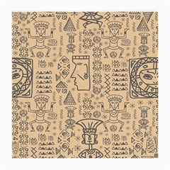 Aztec Tribal African Egyptian Style Seamless Pattern Vector Antique Ethnic Medium Glasses Cloth (2 Sides)