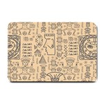 Aztec Tribal African Egyptian Style Seamless Pattern Vector Antique Ethnic Small Doormat 24 x16  Door Mat