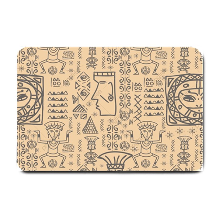 Aztec Tribal African Egyptian Style Seamless Pattern Vector Antique Ethnic Small Doormat