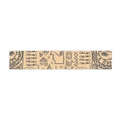 Aztec Tribal African Egyptian Style Seamless Pattern Vector Antique Ethnic Premium Plush Fleece Scarf (Mini)