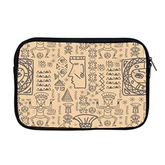 Aztec Tribal African Egyptian Style Seamless Pattern Vector Antique Ethnic Apple Macbook Pro 17  Zipper Case by Bedest