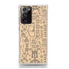 Aztec Tribal African Egyptian Style Seamless Pattern Vector Antique Ethnic Samsung Galaxy Note 20 Ultra TPU UV Case