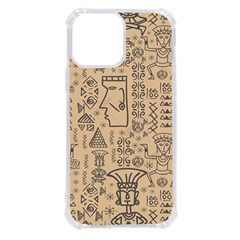 Aztec Tribal African Egyptian Style Seamless Pattern Vector Antique Ethnic Iphone 13 Pro Max Tpu Uv Print Case