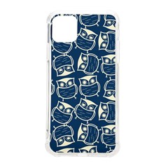 Cute Seamless Owl Background Pattern Iphone 11 Pro Max 6 5 Inch Tpu Uv Print Case by Bedest