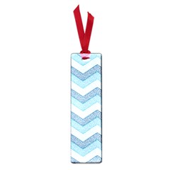 Seamless Pattern Of Cute Summer Blue Line Zigzag Small Book Marks by Bedest