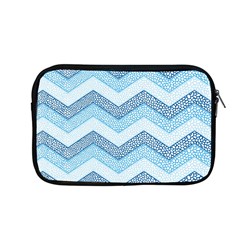 Seamless Pattern Of Cute Summer Blue Line Zigzag Apple Macbook Pro 13  Zipper Case