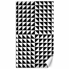 Optical-illusion-illusion-black Canvas 40  X 72  by Bedest