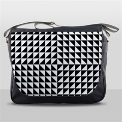 Optical-illusion-illusion-black Messenger Bag by Bedest