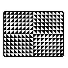 Optical-illusion-illusion-black Two Sides Fleece Blanket (small) by Bedest