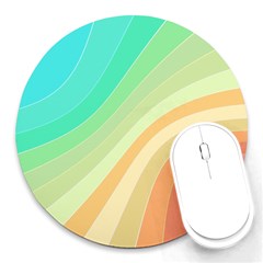 Arrangement-aesthetics-aesthetic Round Mousepad