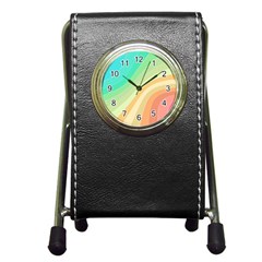 Arrangement-aesthetics-aesthetic Pen Holder Desk Clock