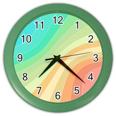 Arrangement-aesthetics-aesthetic Color Wall Clock