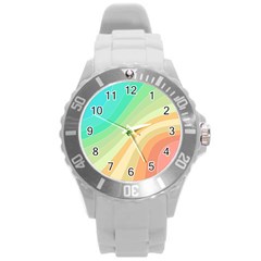 Arrangement-aesthetics-aesthetic Round Plastic Sport Watch (L)