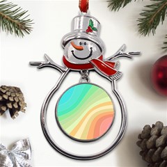 Arrangement-aesthetics-aesthetic Metal Snowman Ornament