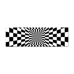 Optical-illusion-chessboard-tunnel Sticker (bumper) by Bedest