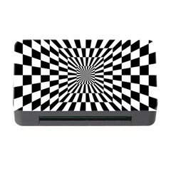 Optical-illusion-chessboard-tunnel Memory Card Reader With Cf by Bedest