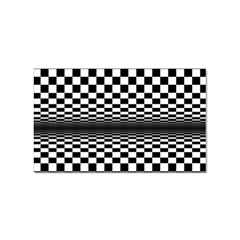 Art-optical-black-white-contrast Sticker Rectangular (10 Pack) by Bedest