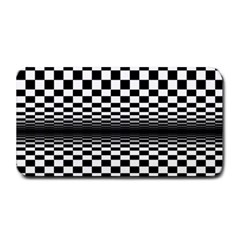 Art-optical-black-white-contrast Medium Bar Mat by Bedest