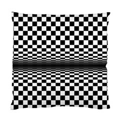 Art-optical-black-white-contrast Standard Cushion Case (one Side) by Bedest