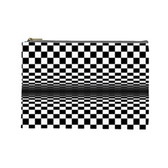 Art-optical-black-white-contrast Cosmetic Bag (large) by Bedest