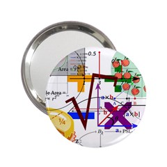 Mathematics Formula Physics School 2 25  Handbag Mirrors by Bedest